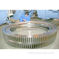 Open die forging marine gear ring factory based in China